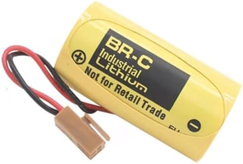 [4 Pack] 3V BR-C PLC Battery for A02B-0120-K106 BR26500 A98L-0031-0007, 5000mAh Non-Rechargeable Battery