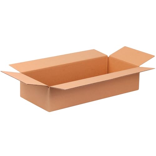 Faltkarton 450x200x100 mm | 1-wellig B-Welle Versandkarton Klein für DHL Päckchen M | DPD M | GLS M | Hermes M Paket | Verpackungskarton Päckchen Kartons E-Commerce, Paket Karton (20 Stück)