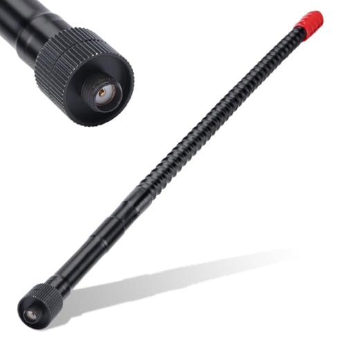 27Mhz CB Radio Antenna Whip Soft SMA-Female Adapter Compatible with Quansheng UV-K5(8) TK11 Mobile Portable RT-860 RT-880 RT-880G UV-98 Plus RT-920 RT-950 RT-950 PRO CB Radio Handheld Antennas