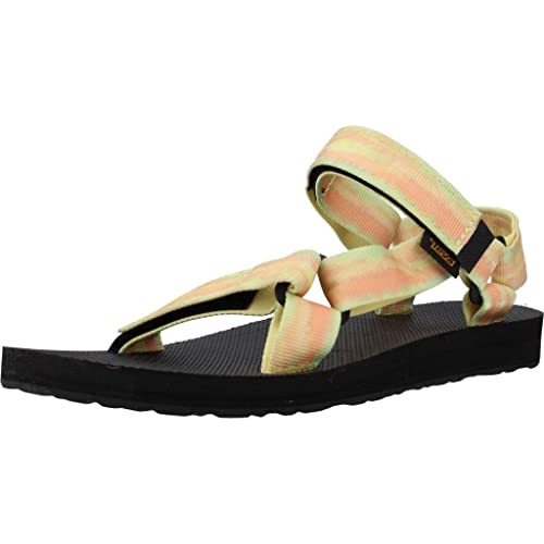 Image of TEVA W Original Universal Tie-Dye, Color: Sorbet Yellow, Size: 09 (1124231-SYLLW-09)