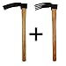 Xforst Garten Werkzeugset aus Zwei Gartenhacken. Hacke mit geradem Blatt + Hacke mit 4 Zinken. Mit Griff aus Hickory-Holz und Kopf aus geschmiedetem Stahl, wärmebehandelt. Mit Griff günstig Kaufen-Xforst Garten Werkzeugset aus Zwei Gartenhacken. Hacke mit geradem Blatt + Hacke mit 4 Zinken. Mit Griff aus Hickory-Holz und Kopf aus geschmiedetem Stahl, wärmebehandelt.
