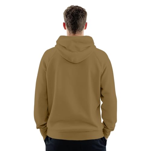 Hoodies for Men Midwight Fleece 1/4 Zip Up Hoodie Pullover with Hood Casual Basic Plain Pullover Sweatshirt2