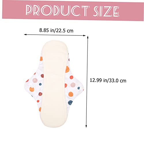 Plafope 4Pcs Portable Feminine Pads Menstrual Pad Washable Menstrual Pads Sanitary Pad Sanitary Napkin Maternity Woman Fiber Bamboo Charcoal Female Menstrual Pads Woman Sanitary Napkin #TOP3