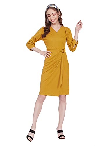 Image of Miss Olive Women's Polyester Blend Bodycon Mini Dress