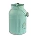 HyFanStr Shabby Chic Green Painted Milk Can Style Metal Vase Flower Pitcher Jug Pot