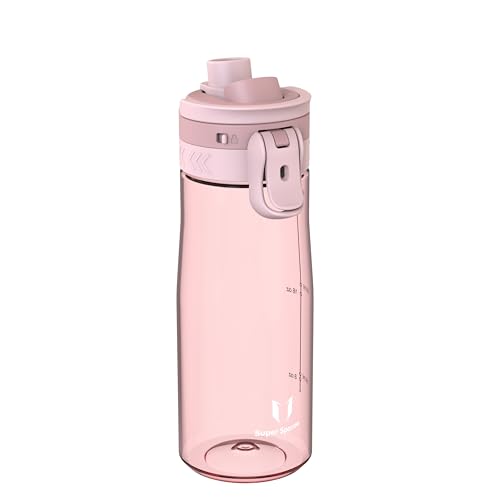 Super Sparrow Gourde Sport - Bouteille d'eau TouchGulp à Grande Ouverture Et Débit Rapide - 750ml - sans BPA - Léger et durable