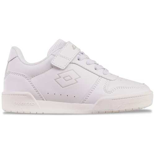 Lotto, Scarpe da Ginnastica, White Lt Grey, 34 EU