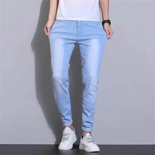 Men's Loose Fit Straight Leg Denim Jeans Baggy Wide Leg Plain Pants Jeans with Pockets2