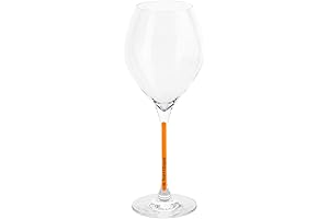 Sparkling Champagne Flute Glass in Trendy Prestige Yellow