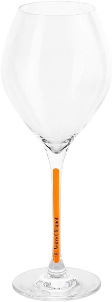 Veuve Clicquot Champagne Flute Glass Trendy Prestige Yellow 280 ml (1 pc)