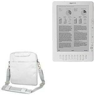 BoxWave Case Compatible with Kindle DX (2009) - Encompass Urban Bag, Over Shoulder Messenger Straps Handle Bag Pockets - Cool Grey