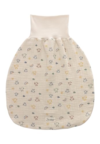 Sterntaler Strampelnest Ente Edda Lou aus Musselin mit Jerseyfutter und...