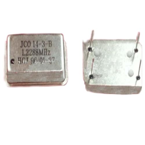 Oscilador activo de 1,2288 MHz rectangular en línea tamaño completo DIP-4 estable
