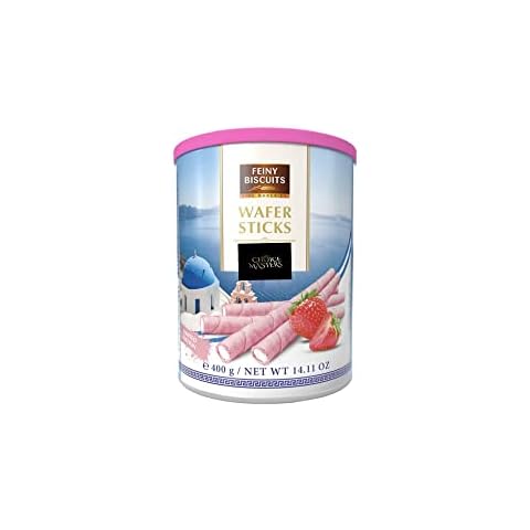 Sync'T Wafer Rolls with Strawberry Cream Cover