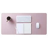 エレコム デスクマット 大型マウスパッド 900mm×430mm マウス対応 滑り止め レザー 片面 ピンク MP-XDM04DPN