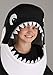 Kids Orca Costume, Killer Whale Black & White Tunic For Children With Attached Hood, Fin Shaped Sleeves, And Foam Dorsal Fin