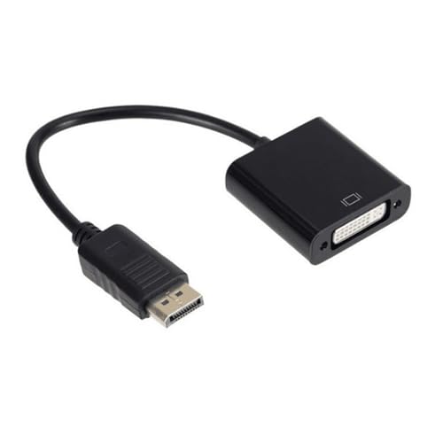 Convertidor de DP a DVI soluciona incompatibilidad entre PC moderno y monitor antiguo DVI