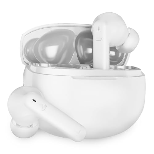 Fone De Ouvido Sem Fio Bluetooth 5.3 Branco Compatível com Todos Celulares Com Microfone iOS/Android