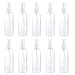 Minkissy 10 Stück 100 Ml Kunststoff-Sprühflasche Make-Up-Behälter Kosmetik-Aufbewahrungshalter Parfümspender (Transparent)