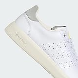 adidas Kobiety Advantage Premium Leather Shoes, Cloud White/Cloud White/Silver, 39 1/3 EU
