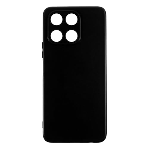 Shantime Funda Suave Compatible con Huawei Honor X6A 4G, Carcasa Delgada Antigolpes, Antirrayas y Flexible, Agarre Cómodo(Negro)