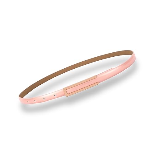 Cinto feminino moderno, elegante, cinto de couro envernizado skinny, cinto de cintura fina, fivela d