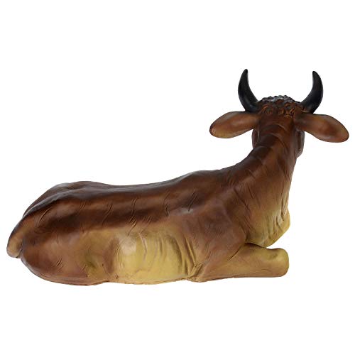 Boeuf en résine de 60 cm Holyart pour crèche monumentale - 5
