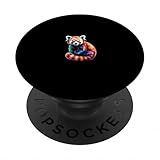 Photo Gallery grafica artistica con schizzi di vernice colorata in stile panda rosso popsockets popgrip adesivo Photo Gallery grafica artistica con schizzi di vernice colorata in stile panda rosso popsockets popgrip adesivo