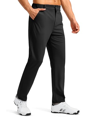Image of Soothfeel Men's Golf Pants with 5 Pockets Slim Fit Stretch Sweatpants Casual Travel Dress Work Pants for Men