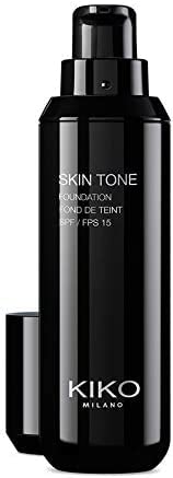 KIKO Milano Skin Tone Foundation 35 - Aufhellende Flüssigfoundation Mit LSF 15, Für Alle Hauttypen