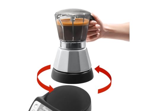 De'Longhi EMKP42.B Alicia PLUS - Elektrische Moka-Kaffeemaschine, 450 W, 2-4 Tassen, Kunststoff, Schwarz / Silber Black – Bild 6