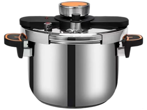La Mejor Selección de Olla Express 8 Litros del mes. 50 RabbitStorm Olla de Cocción Alta Olla a Presión de Acero Inoxidable con Tapa Fácil de Colocar, 8 L