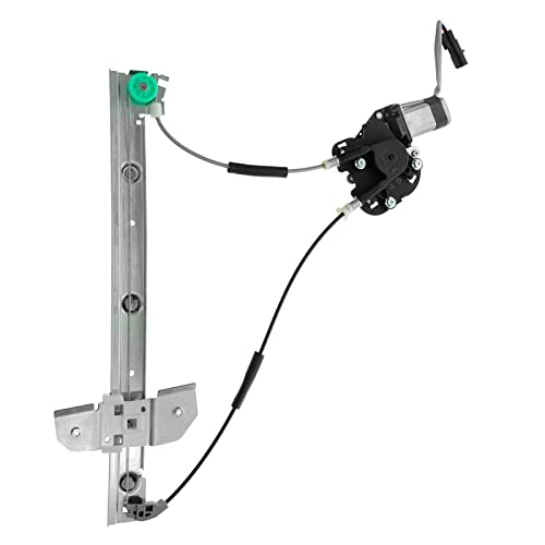 Image of TRQ Driver Side Power Window Motor and Regulator Assembly Power Compatible with 98 Dodge B1500 98 B2500 B3500 99-03 Dodge Ram 1500 Van 99-03 Ram 2500 Van 3500