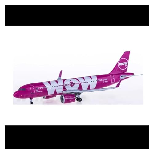 Miniatura Wow Air A320 modelo de avión terminado coleccionable 4