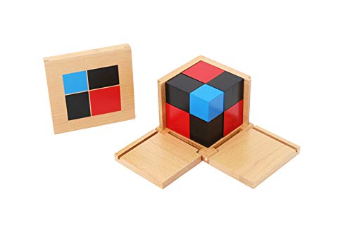 Adena Montessori Binomial Cube Montessori Sensorial Educational Toys for Kids Learning Early Educational Toys