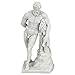Design Toscano Farnese Hercules Roman God Statue, 10 Inch, Bonded Marble Polyresin, White