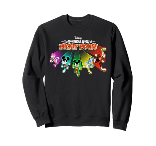 Sweat Mickey Mouse Roller Skating idéal pour les sorties décontractées et le skatepark