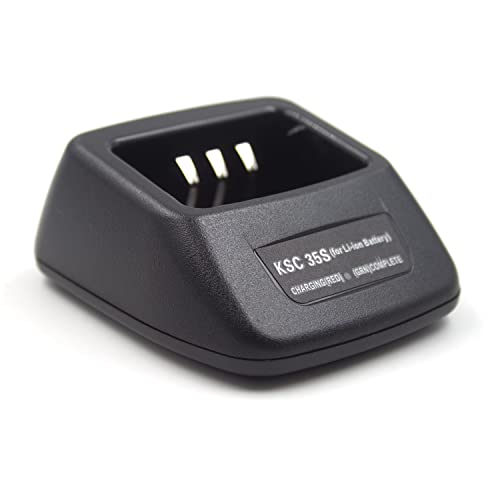 (2-Pack) Ksc-35S Rapid Quick Charger For Kenwood Radio Tk-2200 Tk-2200L Tk-2206 Tk-2202 Tk-2207 Tk-2207G Tk-3200 Tk-3200L Th-K20 Th-K20A Tk-2000 Tk-3000 Knb-45L Knb-63L Knb-65L Li-Ion Battery #TOP3