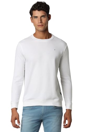 Image of Van Heusen Men Round Neck Cotton Sweatshirt
