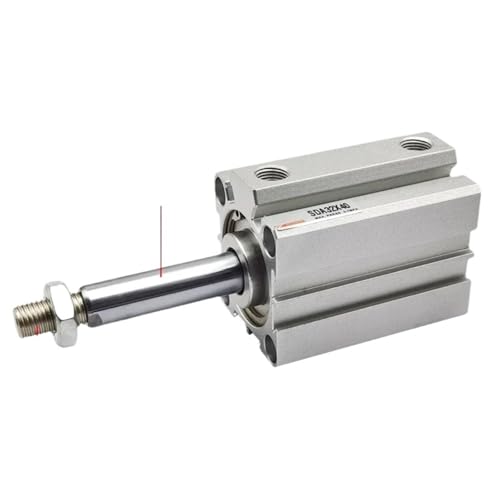 Cilindro neumático compacto de doble acción con diámetro de 20mm y carrera de 30mm 6