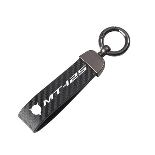 Porte-clés Moto En Cuir pour Yamaha MT125 : l'élégance vintage d'une boucle fer à cheval haut de gamme
