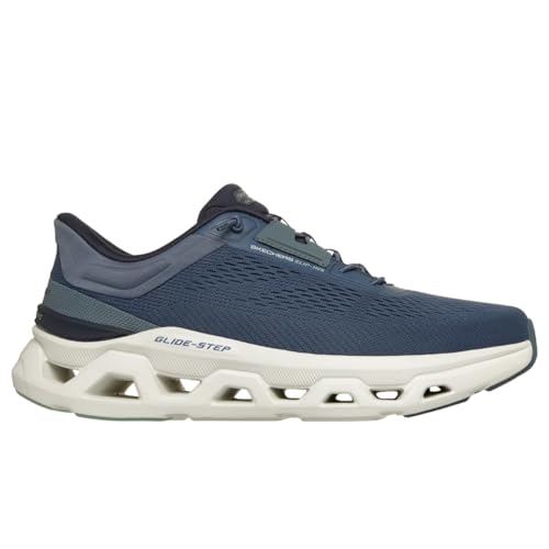 Skechers Homme Glide-Step Altus KORVUS Baskets, Navy Mesh/Synthetic, 47.5 EU