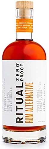RITUAL ZERO PROOF Rum Alternative | Award-Winning Non-Alcoholic Spirit | 25.4 Fl Oz (750ml) | Only 5 Calories | Sustainably Made in USA | Make Alcohol Free Cocktails