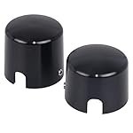 XMMT-Pair-Chrome-Aluminum-Rear-Axle-Nut-Caps-Cover-for-Harley-Softail-FLST-FXST
