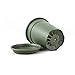 TRUEDAYS 10 PCS 1 Gallon Plastic Garden Flower Pots with Drainage Seeding Plant Container Nursery Pot with Saucers Green