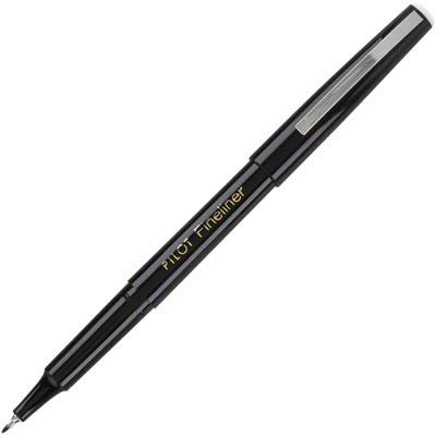 PILOT Fineliner Marker Pens, Fine Point, Black Ink, Dozen Box - image 4