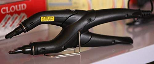 "JR688-Black" Fusion Hair Extension Thermostat Tool Iron PTC Traceless Nano Hair Extension Alicates Calefacción Conector Hierro Varita Herramienta