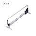 Heavy Duty Retractable Wardrobe Closet Pull Out Rod, Hanger Trousers Pull Out Hanger Rail Telescopic, Closet Rod for Wardrobe Houseware Clothing Organizer Holder(size:30cm)