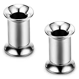 Lcolyoli Screw Fit Ear Gauges Kit G23 Titanium Tunnel Expander Earrings Earlobe Plugs Body Piercing Jewelry for Women Men 4G