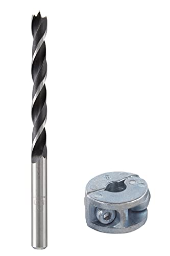 wolfcraft Wood Twist Drill Bit Set 2 Pcs. I 2732000 I For restricted-depth drilling for wood joints